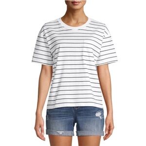Striped Boyfriend Tee - Size XXXL